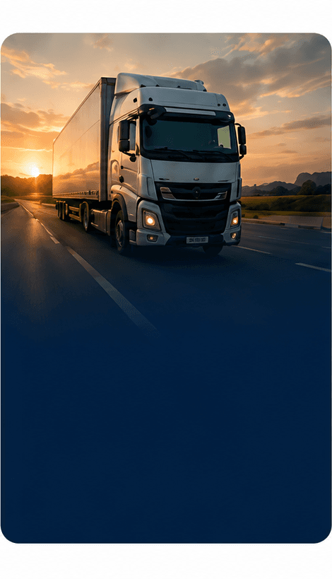 HGV driver on the road